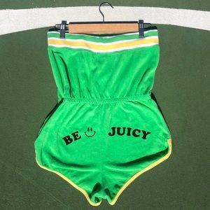 Juicy couture terry cloth romper